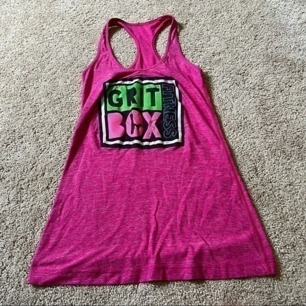 Pink lululemon tank top